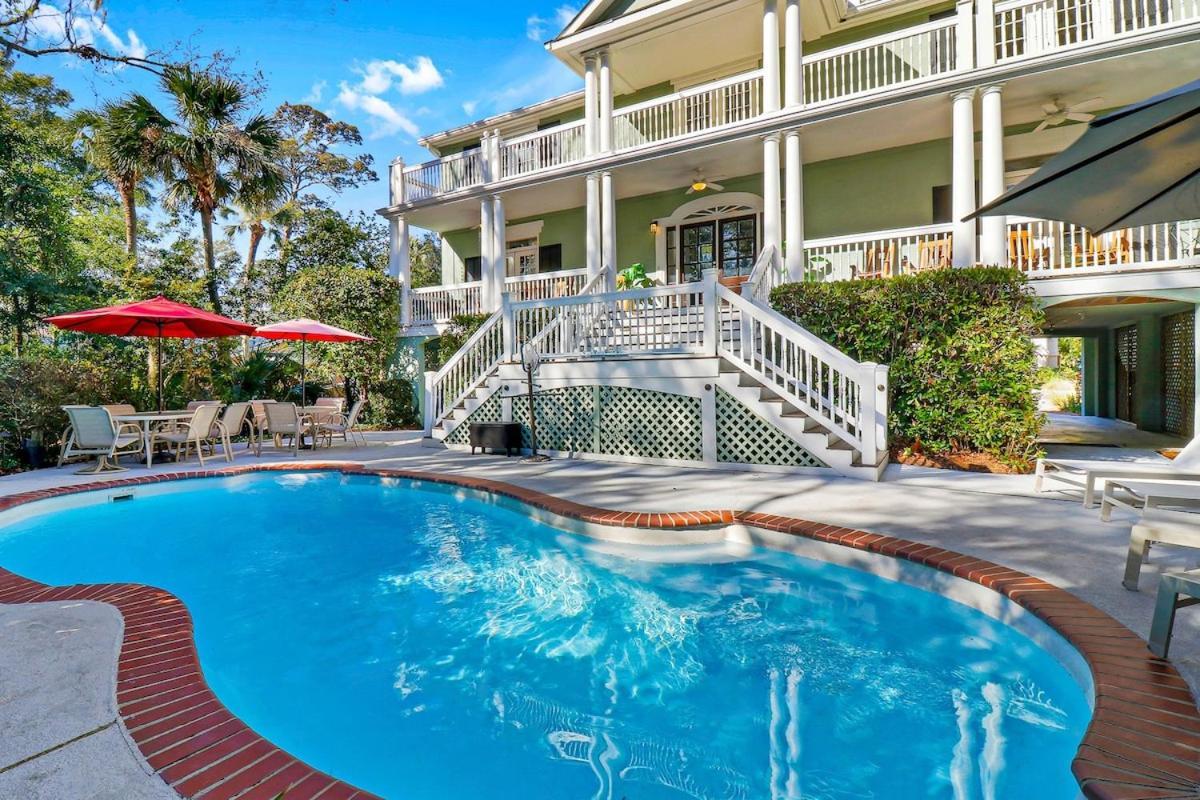 6 Bd 4 And One Half Bath Family Friendly Beach Home With Heated Pool Just A Block To The Beach Hilton Head Island Exterior photo